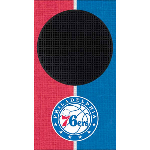 NBA Philadelphia 76ers Canvas Split Xbox Series S Console Skin